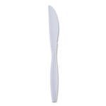 Boardwalk Heavyweight Wrapped Polypropylene Cutlery, Knife, White, 1,000/carton