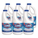 Regular Bleach With Cloromax Technology, 43 Oz Bottle, 6/carton