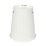 Jovials Paper Single Wall Hot Cup, White, 6 oz, 1000/cs