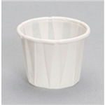 Paper Portion Cup, White, 1oz, 5000/cs