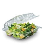 6x5.75x3 ClearSeal OPS 1 Compartment Lid, Clear, 500/cs