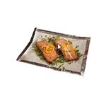 7.9 L x 10.8" W Black Printed Self-Seal Cooking Bag For Microwave or Oven 1/CS/250