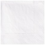 9-1/2" x 9-1/2" 1/4 Beverage Napkins Fold White 2-Ply 1000/cs