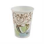 12oz Perfectouch Paper Hot Cups, Coffee Haze Design, 160/pack, 6 Packs/ct