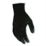 Work Gloves, 10" Long, Medium, Black, 12 Pairs