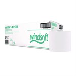Center-Flow Perforated Paper Towel Roll, 7.3 x 15, White, 6 Rolls/Carton