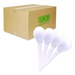 Plantware Compostable Soup Spoon, White, 50/Pack, 20 Packs/Carton