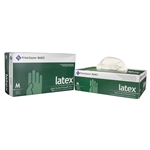 Prime Source Latex Gloves, White, Medium, 1000/cs
