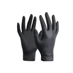Nitrile Gloves Large Black Ambitex 1000/cs