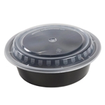 32oz Round Containers with Lids, 150/cs