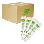 Plantware Compostable Cutlery, Fork, 6", White, 1,000/Carton
