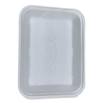 #4D Meat Trays 9.47x7.12x1.32, White, 500/cs