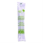 Plantware CPLA Cutlery, Individually Wrapped, Fork, Plastic, White, 1,000/ct