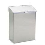 Wall Mount Sanitary Napkin Receptacle, Stainless Steel