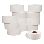 Jrt Jumbo Bath Tissue, Septic Safe, 2-Ply, White, 3.3" X 500 Ft, 12/carton