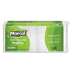11x12 100% Recycled Luncheon Napkins, White, 400/pack, 6pk/ct