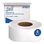 Essential JRT Extra Long Bathroom Tissue, Septic Safe, 2-Ply, White, 3.55" x 2,000 ft, 6 Rolls/Carton