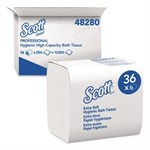 Hygienic Bath Tissue, Septic Safe, 2-Ply, White, 250/Pack, 36 Packs/Carton