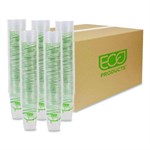 GreenStripe PLA Cold Cups, 10 oz, Clear, 1,000/Carton