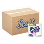 1000 Bathroom Tissue, Septic Safe, 1-Ply, White, 1,000 Sheets/Roll, 4 Rolls/Pack, 12 Packs/Carton