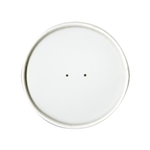 Solo Cup Spiral Wound Venter Paper Lid White Double Sided Poly Paper 500/cs