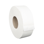 9 inch JRT Bath Tissue Roll, 2-Ply, White, Right Choice Ultra 525 ft, 12/cs