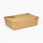 #3 Kraft Folded Takeout Box 7.75x5.5x2.5 Empress 200/cs