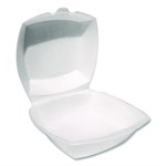 Sndwch Foam H/L 1Comp Sm 6X6 Whi Poly Wrpd 500