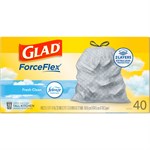 Clorox Glad Tall Drawstring Trash Bags 13 Gal. 40 Count w/ Febreze 6 / cs