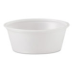 1.5oz Solo Polystyrene Portion Cups, Translucent, 2500/cs