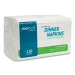 14.5x16.5 Dinner Napkins, 2-Ply, White, Morsoft, 3,000/cs