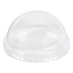 12oz Squat - 24oz PET Cup Dome Lids with hole 1000/cs