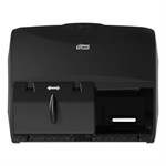 11x7x8 Twin Bath Tissue Roll Dispenser For Opticore, Black 1/EA