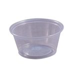 3.25 oz Plastic Portion Cups Clear 2500/cs