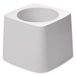 Commercial-Grade Toilet Bowl Brush Holder, White