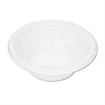 Plastic Dinnerware, Bowl, 5 oz, White, 125/Pack