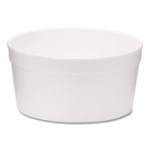 Foam Containers, Tall Style, 8 oz, White, 500/Carton