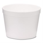 Foam Containers, Tall Style, 12 oz, White, 500/Carton