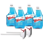 32oz Windex Original Glass Cleaner bottle, 4 PK