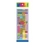 Bazic Reward and Incentive Wood Pencils with Eraser 8/Pack #2 HB for general writing, drawing and sketching