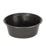 1.5oz Plastic Portion Cups Black Empress 2500/cs