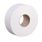 3.2x525 2 Ply Jumbo Roll Bath Tissue - VIRGIN, White, 9 Inch, Empress Elite, 12 Rolls