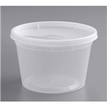 16oz Soup Container with Lids, 240/cs