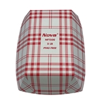 5lb Red Plaid Food Tray PFAS Free 500/cs