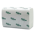 6.4x8.8 Nova Interfolded Dispenser Napkins 2-Ply, White, 1/2 Fold, 6000/cs