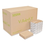 6.3x8.85 Morcon Interfolded Napkins, 1-Ply, Kraft, 6,000/cs