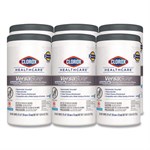 VersaSure Cleaner Disinfectant Wipes, 1-Ply, 6 x 5, Fragranced, White, 150/Canister, 6 Canisters/Carton
