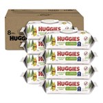 Natural Care Sensitive Baby Wipes, 1-Ply, 3.88 x 6.6, Unscented, White, 56/Pack, 8 Packs/Carton