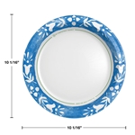 Ultra Dinner Paper Plates, 10", 204/pk