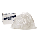 38x58 0.47 mil Clear 60 gallon Hi-Density liner interleaved roll 200/cs